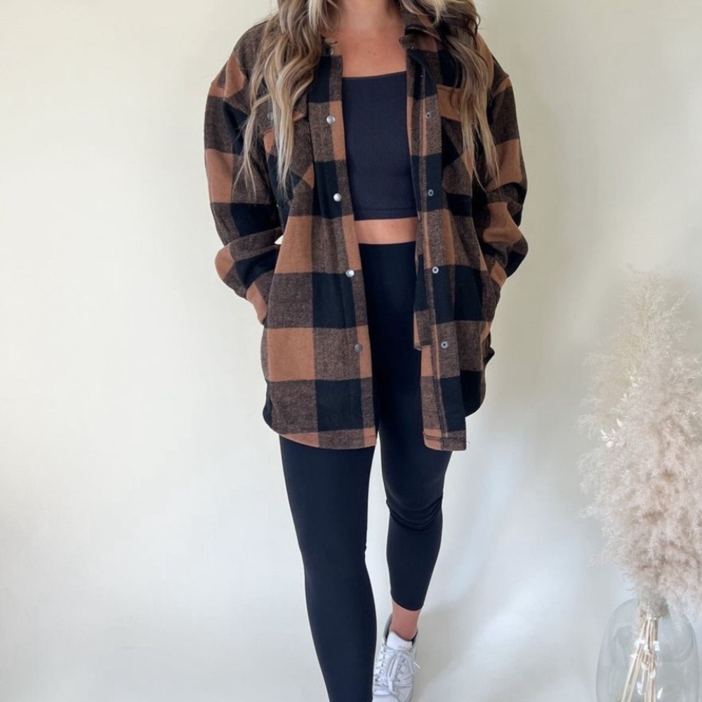 Plaid Shacket | Butterscotch